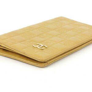 CHANEL Purse Beige gold Women Authentic secondhand